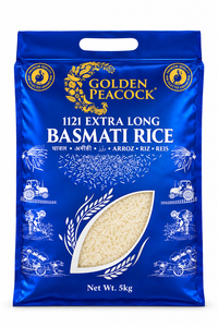 ARROZ GOLDEN PEACOCK BASMATI 1121 – 5 KG
