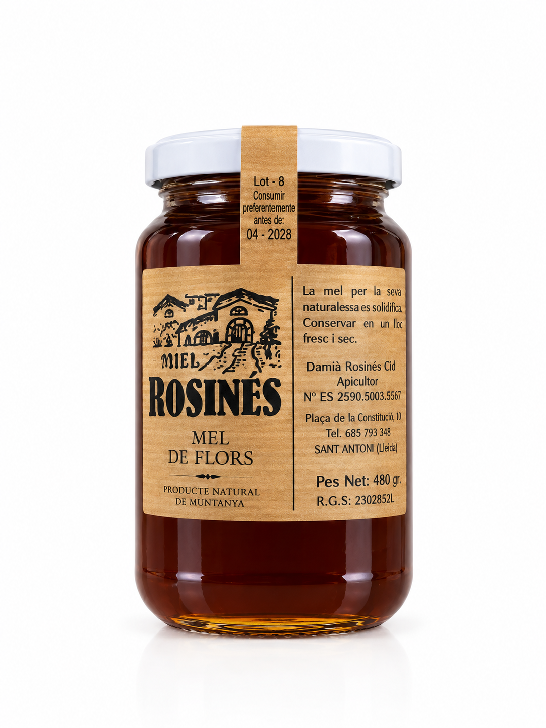 MIEL ROSINÉS 480GR