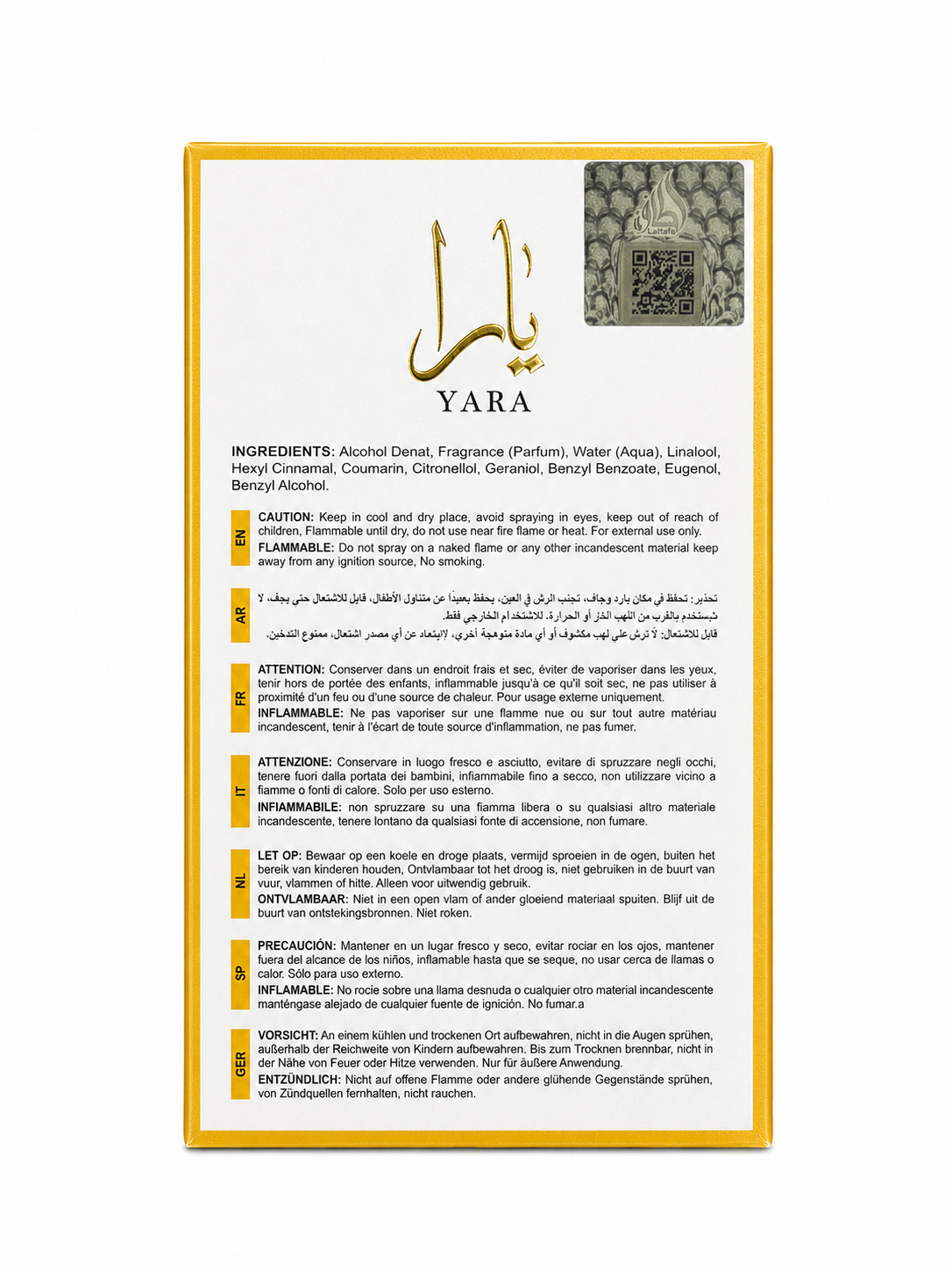 YARA TOUS LATTAFA 100ML